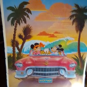Vintage Micky @ Minnie Poster